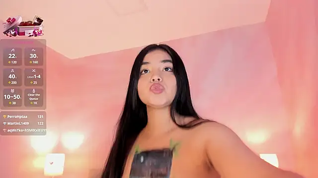 Snapshot of AuroraFiore chatting on 10, 3, 2025 AuroraFiore online show from 10, 3, 2025