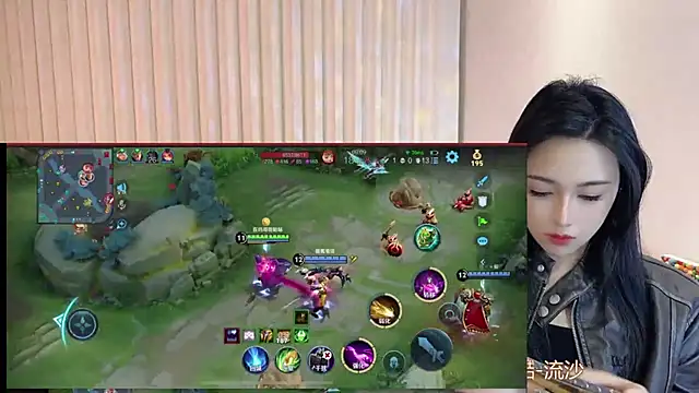 Snapshot of K-moumou chatting on 23, 1, 2025 K-moumou online show from 23, 1, 2025