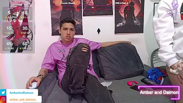 Ambar and daimon  online show from 25, 10, 2025