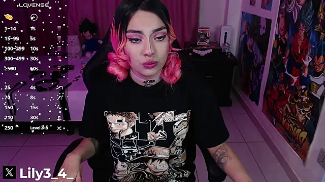 Snapshot of lily3_4 chatting on 21, 1, 2025 lily3 4 online show from 21, 1, 2025