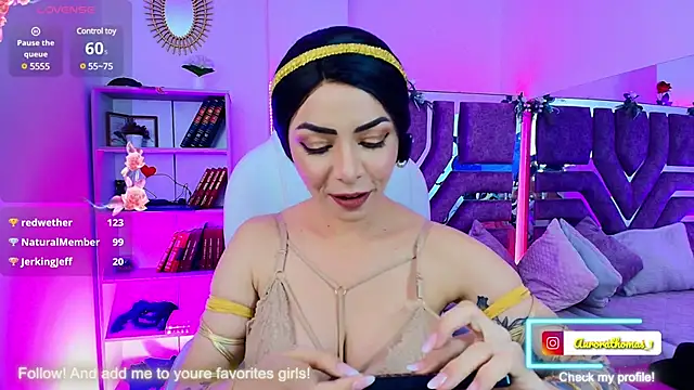 Aurora thomas  1 online show from 23, 1, 2025