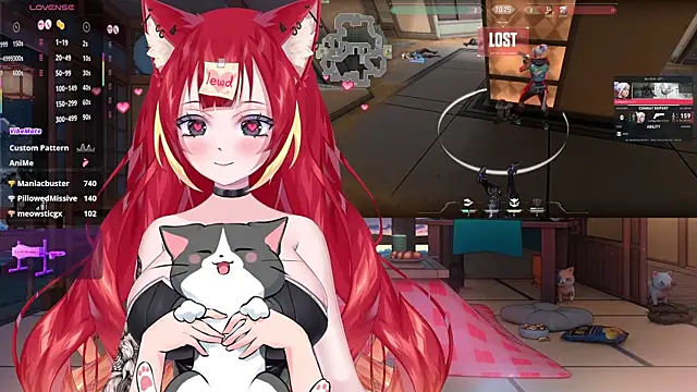 Snapshot of LewdKira_VT chatting on 7, 3, 2025 LewdKira VT online show from 7, 3, 2025