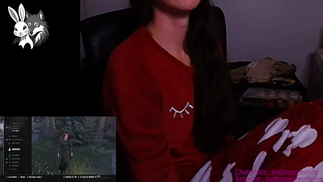 Snapshot of BadBunnyXWolfyLive chatting on 15, 10, 2025 BadBunnyXWolfyLive online show from 15, 10, 2025