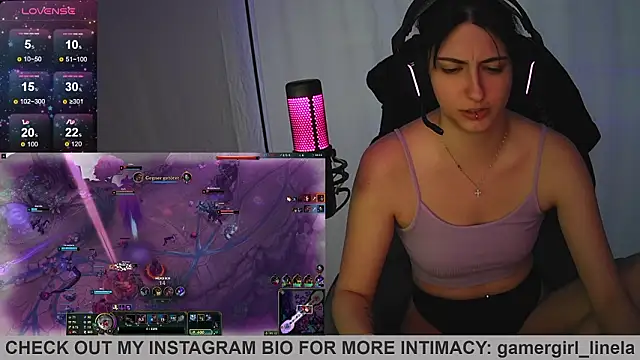 Gamergirl-Linela online show from 12, 3, 2026