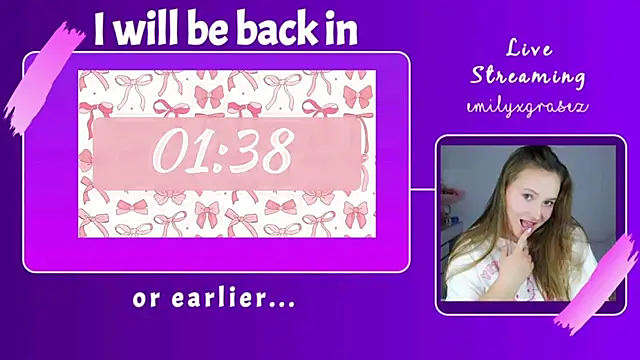 Snapshot of EmilyxxGraces chatting on 15, 10, 2025 EmilyxxGraces online show from 15, 10, 2025