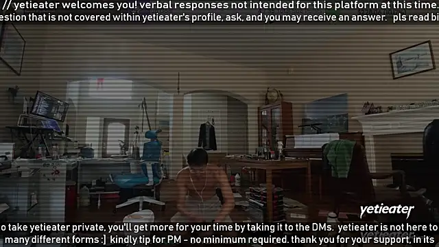Snapshot of yetieater chatting on 18, 4, 2026 yetieater online show from 18, 4, 2026
