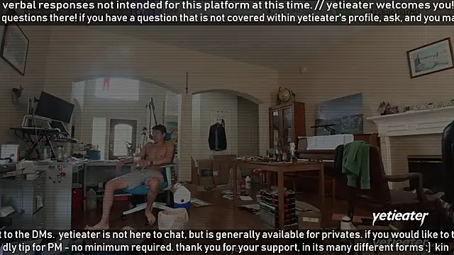 Snapshot of yetieater chatting on 23, 4, 2026 yetieater online show from 23, 4, 2026