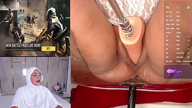 BBWHijab online show from 8, 11, 2025