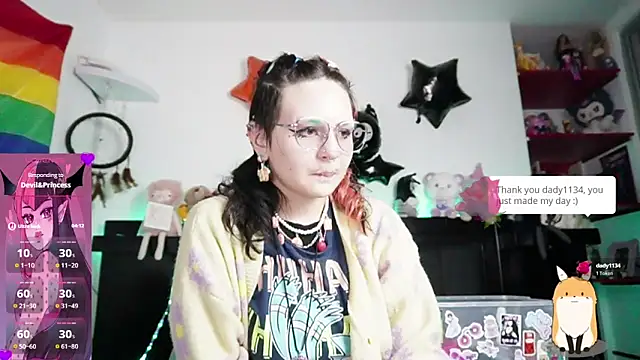 Snapshot of Devil_And_Princess chatting on 7, 4, 2026 Devil And Princess online show from 7, 4, 2026