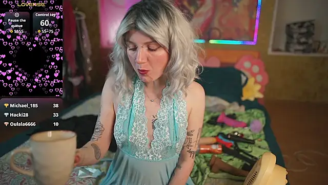 Dia Angel online show from 15, 2, 2026