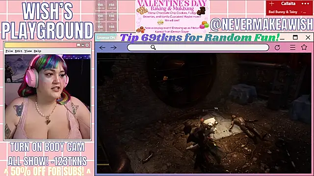 Snapshot of nevermakeawish chatting on 18, 2, 2026 nevermakeawish online show from 18, 2, 2026