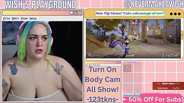 Snapshot of nevermakeawish chatting on 19, 2, 2026 nevermakeawish online show from 19, 2, 2026