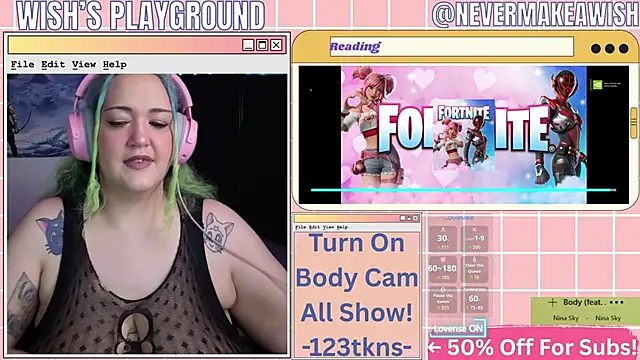 Snapshot of nevermakeawish chatting on 21, 2, 2026 nevermakeawish online show from 21, 2, 2026