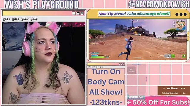 Snapshot of nevermakeawish chatting on 24, 2, 2026 nevermakeawish online show from 24, 2, 2026