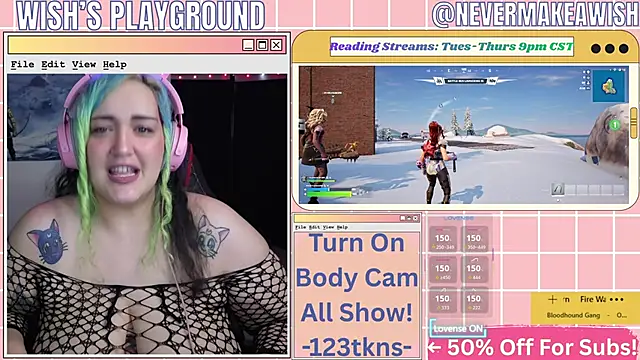 Snapshot of nevermakeawish chatting on 27, 2, 2026 nevermakeawish online show from 27, 2, 2026