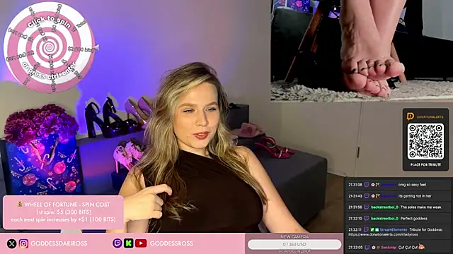 GoddessRoss online show from 15, 12, 2025