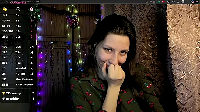 QutieDaSweet online show from 8, 1, 2026