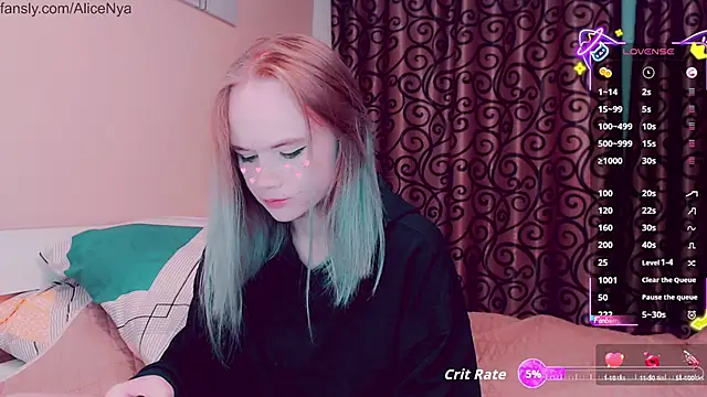 AliceNya cute online show from 6, 10, 2025