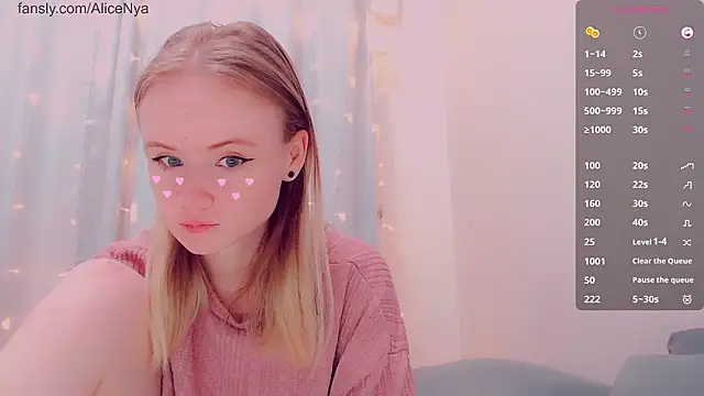 AliceNya cute online show from 2, 2, 2026