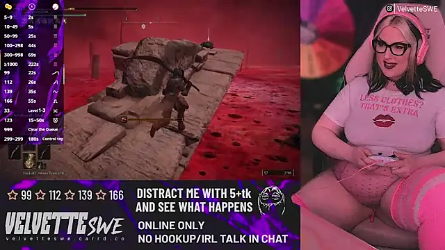 Snapshot of VelvetteSWE chatting on 2, 7, 2026 VelvetteSWE online show from 2, 7, 2026