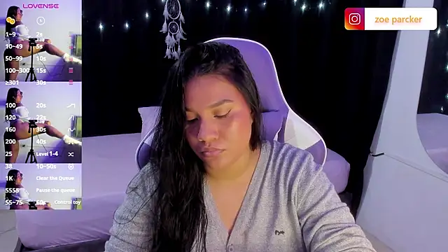 ZoeParcker online show from 9, 3, 2026