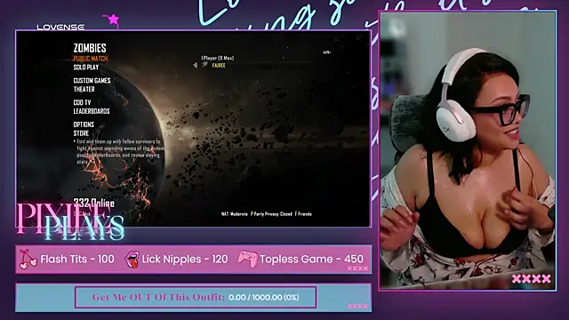 Snapshot of PixieePlays chatting on 9, 4, 2026 PixieePlays online show from 9, 4, 2026