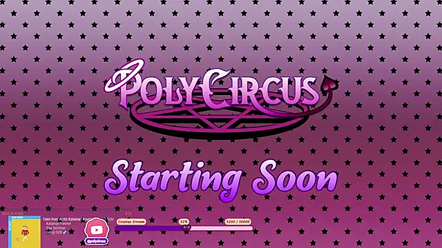 Snapshot of PolyCircus chatting on 21, 4, 2026 PolyCircus online show from 21, 4, 2026