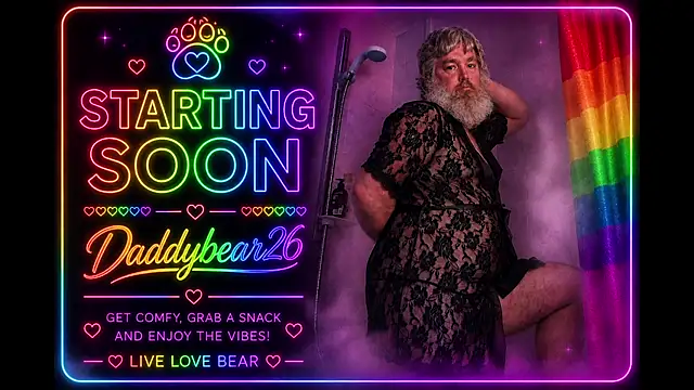 Snapshot of Daddybear26 chatting on 18, 6, 2026 Daddybear26 online show from 18, 6, 2026