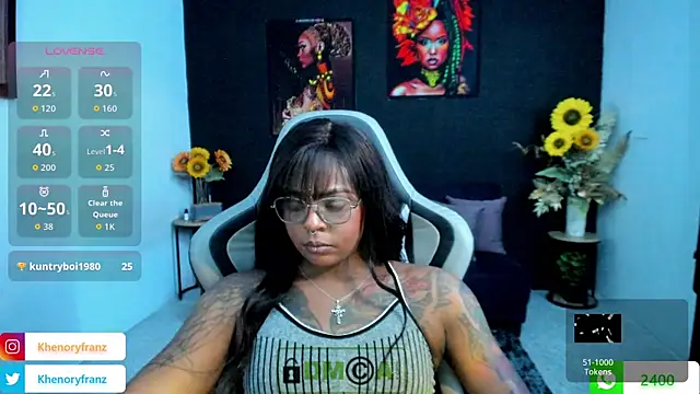 Snapshot of Nefertiti chatting on 3, 7, 2026 Nefertiti online show from 3, 7, 2026