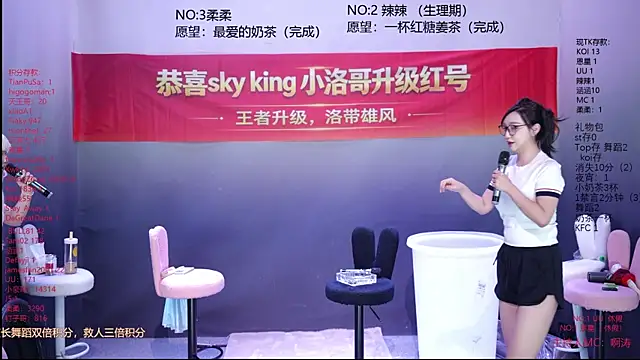 Snapshot of CY003 chatting on 11, 6, 2026 CY003 online show from 11, 6, 2026