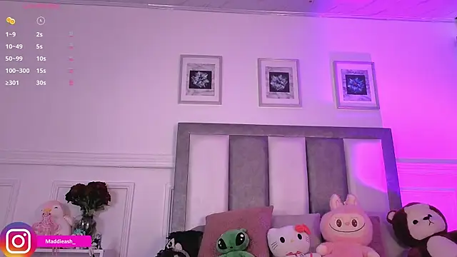 MadieAsh online show from 8, 7, 2026
