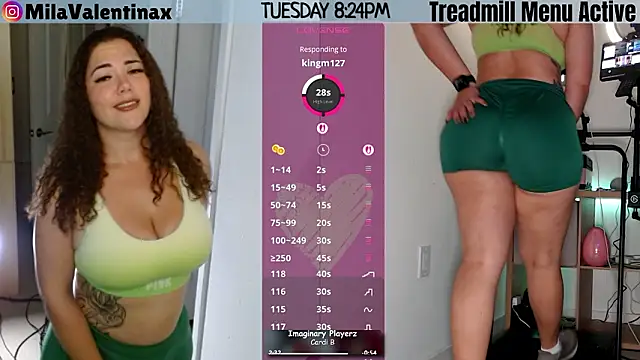 MilaValentina online show from 18, 3, 2026