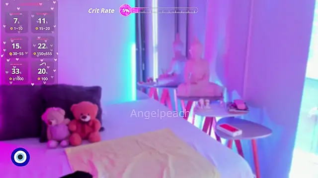 Angel Peach online show from 2, 3, 2026