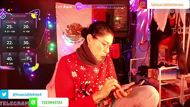 Snapshot of LaInsaciableIntensa chatting on 23, 4, 2026 LaInsaciableIntensa online show from 23, 4, 2026