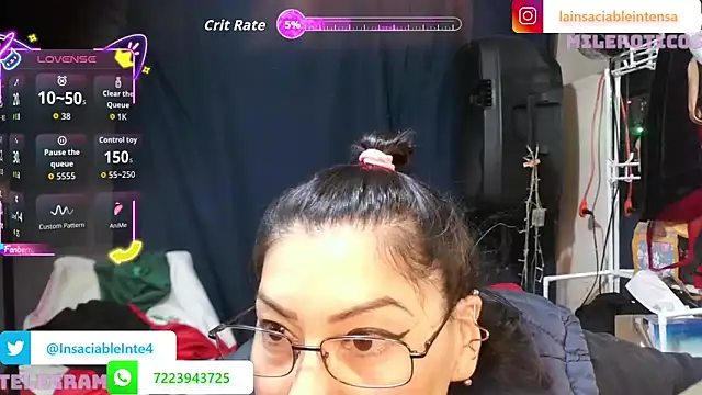 Snapshot of LaInsaciableIntensa chatting on 24, 4, 2026 LaInsaciableIntensa online show from 24, 4, 2026