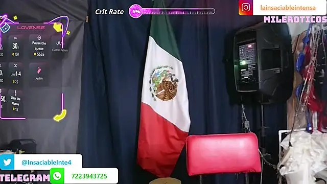 Snapshot of LaInsaciableIntensa chatting on 18, 7, 2026 LaInsaciableIntensa online show from 18, 7, 2026