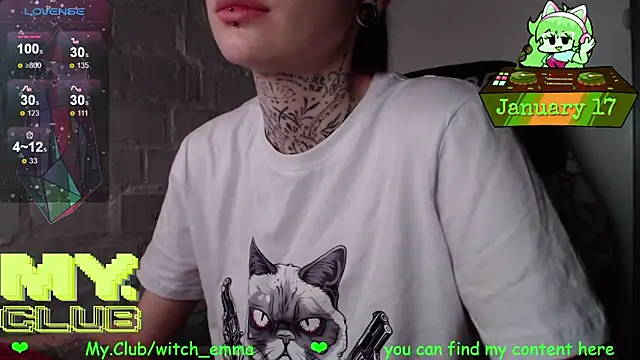 Witch Emma online show from 17, 1, 2026