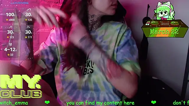 Witch Emma online show from 22, 3, 2026