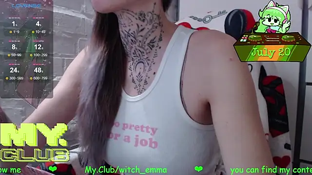 Snapshot of Witch_Emma chatting on 20, 7, 2026 Witch Emma online show from 20, 7, 2026
