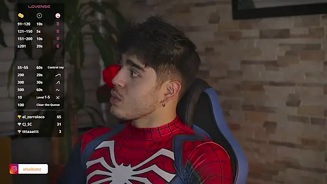 Snapshot of Arkaikomz chatting on 26, 1, 2025 Arkaikomz online show from 26, 1, 2025