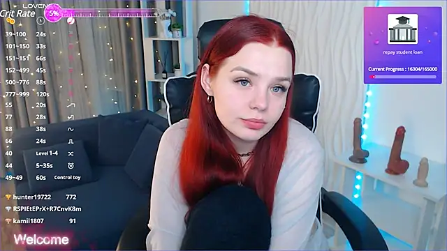 Snapshot of RedPeach chatting on 13, 2, 2025 RedPeach online show from 13, 2, 2025