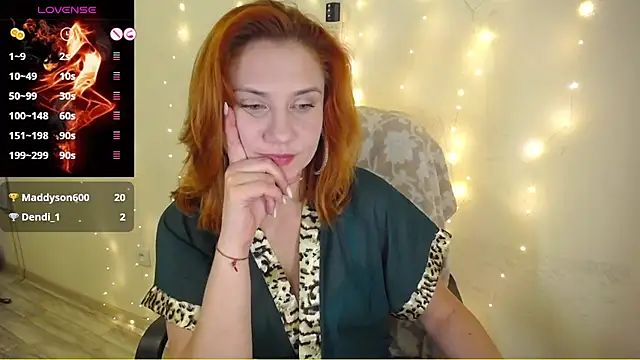 Snapshot of RedHeadSTARx chatting on 21, 1, 2025 RedHeadSTARx online show from 21, 1, 2025